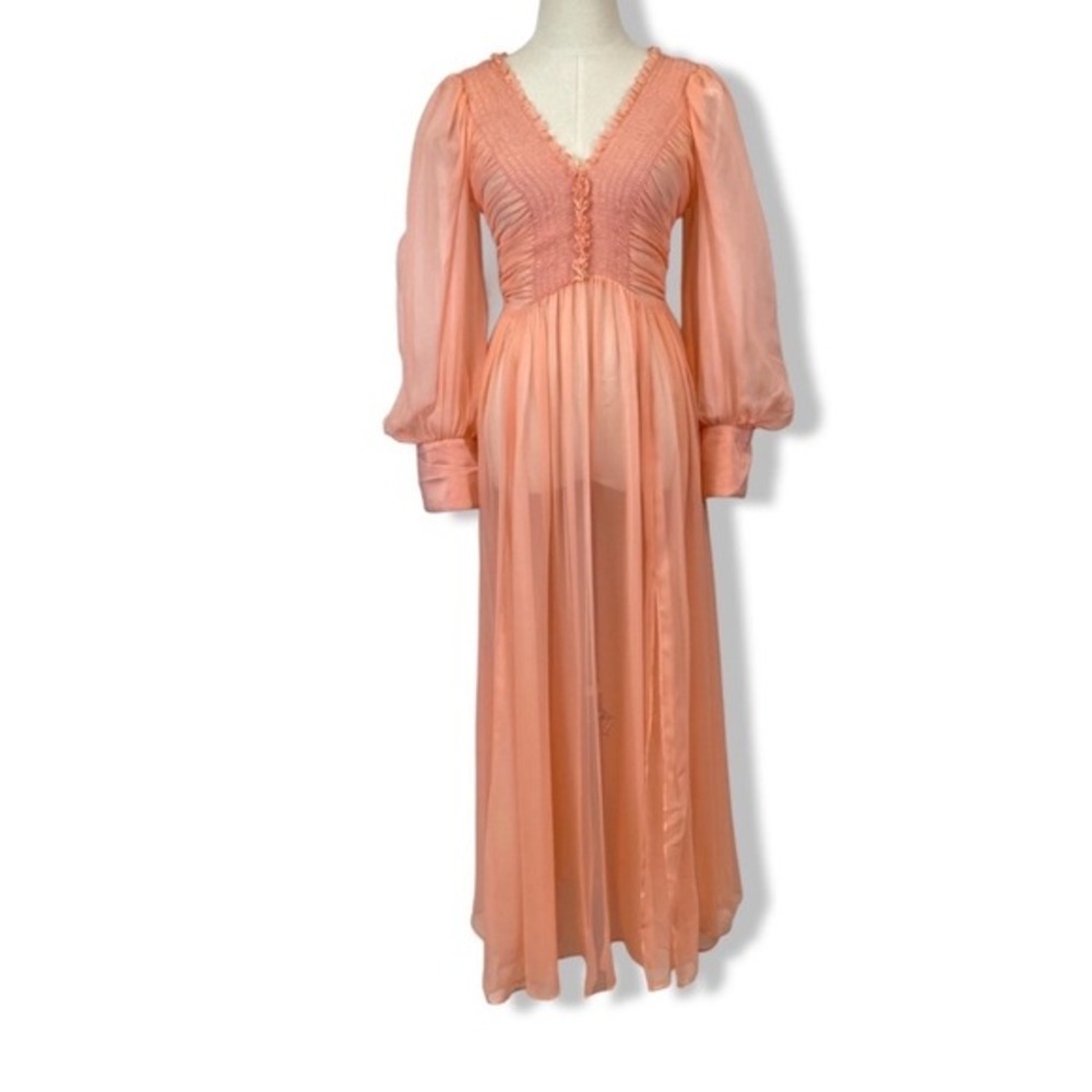 La‎ Ligne sheer pink dress